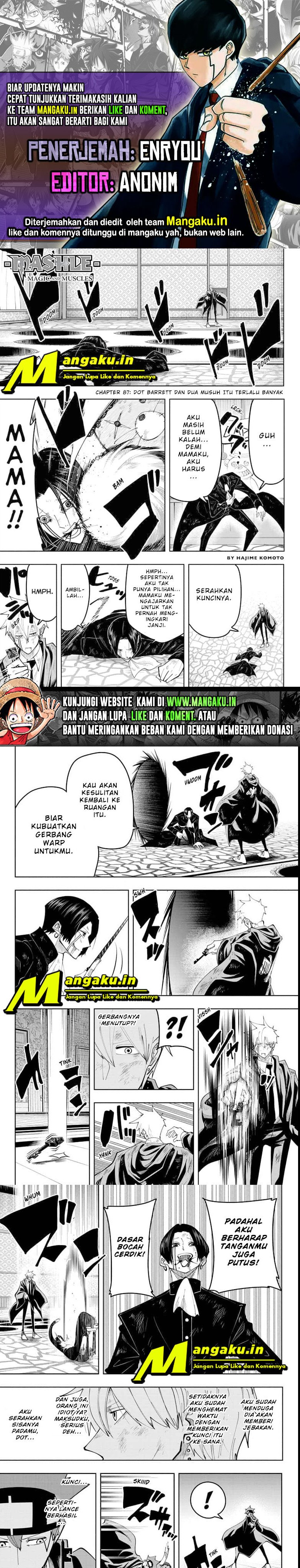 Mashle: Magic and Muscles chapter 87